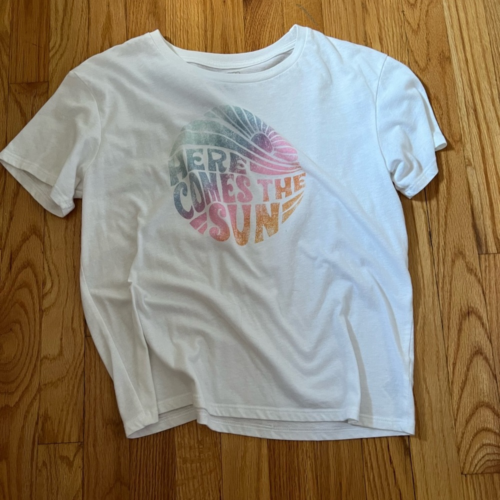 “here comes the sun” shirt